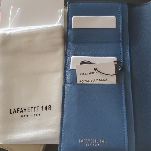 Lafayette 148 LEATHER PASSPORT HOLDER - Picture 2 of 12